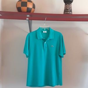 Women's La Costa polo shirt, turquoise, size 4